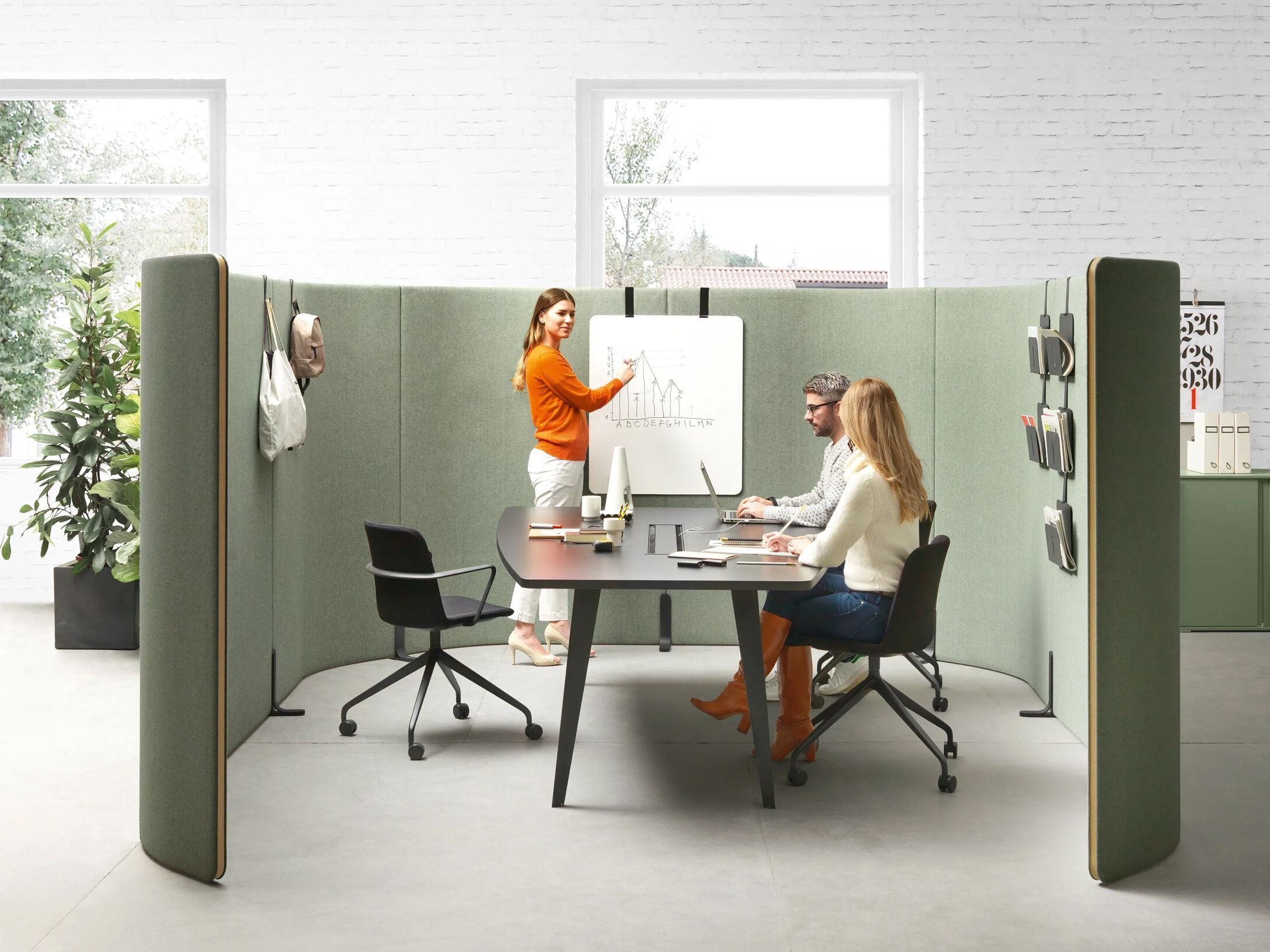 Акустическая ткань офис остров для встречи Martex ядро ARCH-00146543 - Вид №8