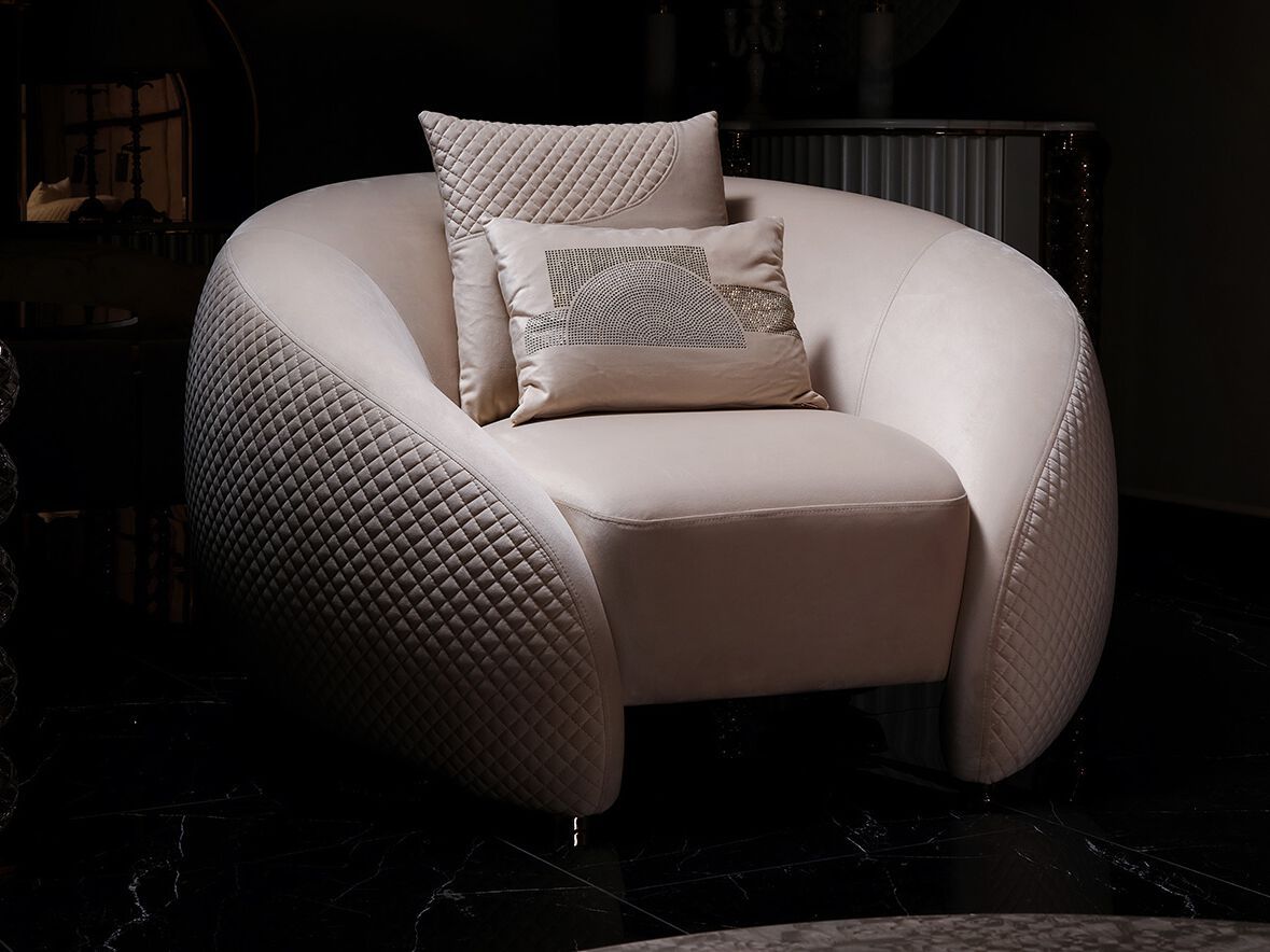 Тканевое кресло с подлокотниками Zebrano Phaselis ARCH-00048048 - Вид №4