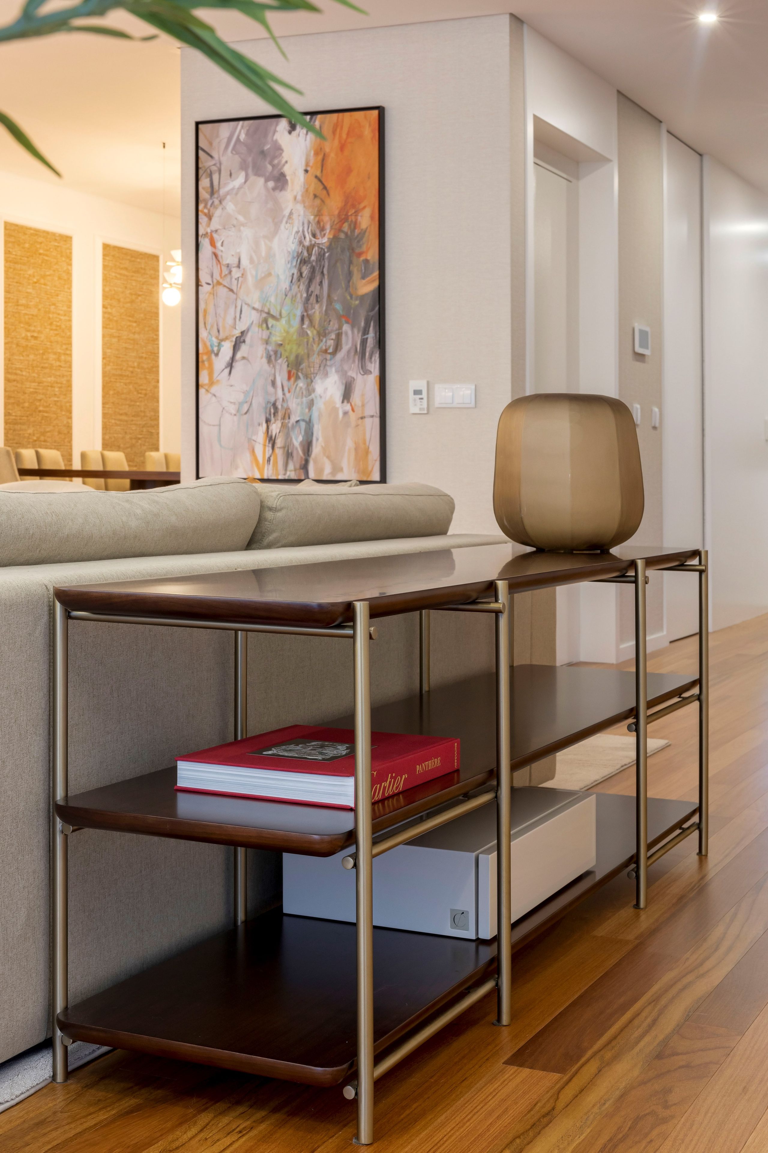 Прямоугольная консоль с бронзовыми и мраморными столешницами Stylish Club His &amp ARCH-00108194 - Вид №14