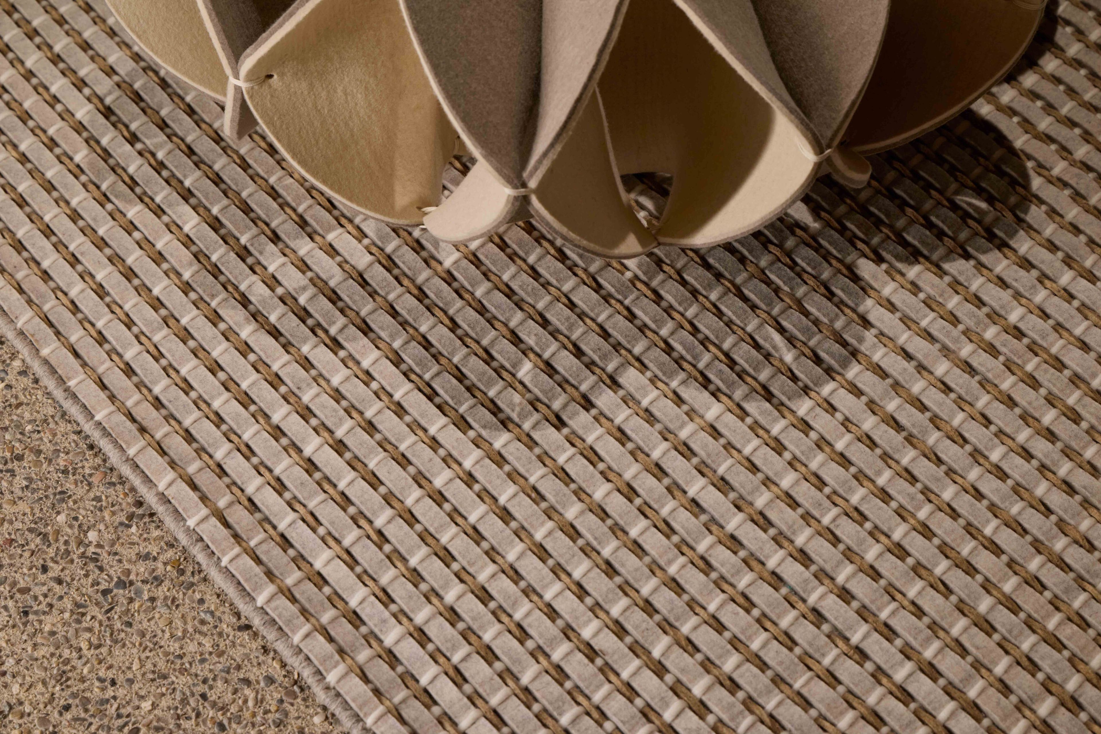 Шерстяной войлок прямоугольный ковер ручной работы GAN Tramas ARCH-00062531 - Вид №8