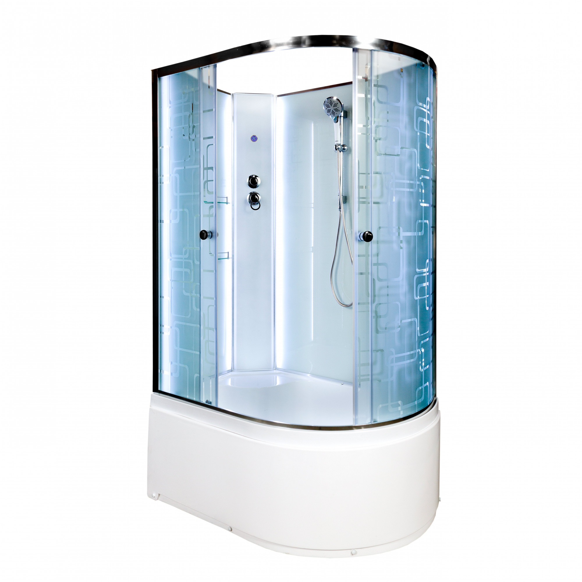 L 990 N без крыши Душевая кабина DETO Серия L ЕМ4511 L N LED