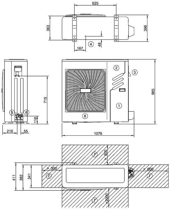 Rossato Group Инверторный тепловой насос с внутренним настенным блоком Air inverter sun-id-1495724 - Вид №4