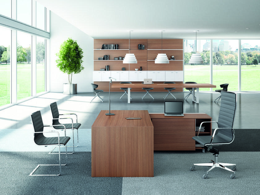 Quadrifoglio Рабочий стол со встроенной полкой T45 sun-id-1509343 - Вид №2