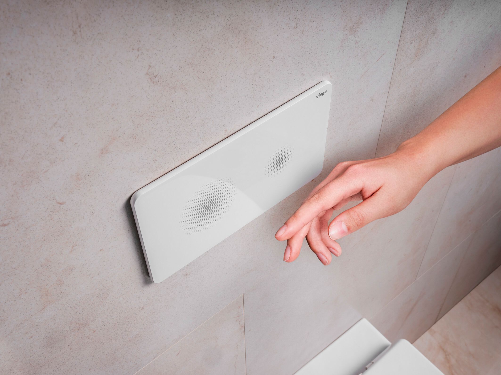 Пластиковая панель управления туалетом Viega Italia Visign ARCH-00056222 - Вид №1