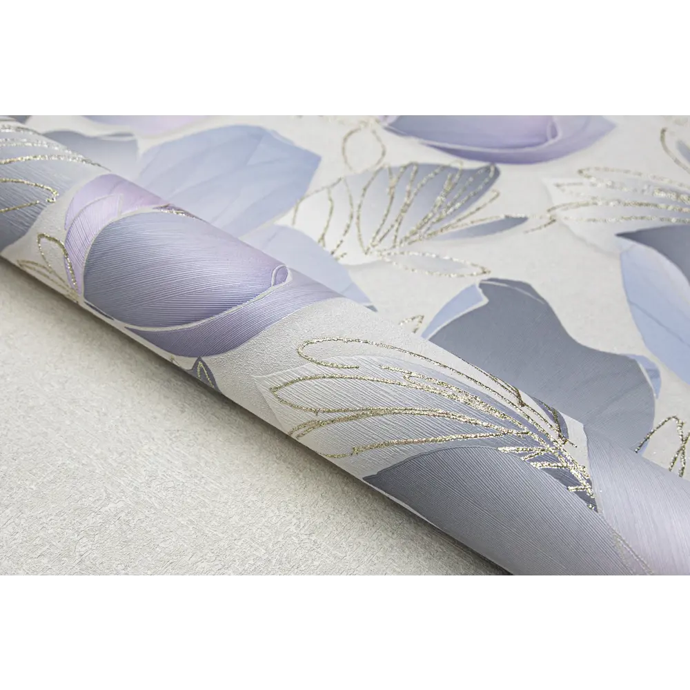 Флизелиновые обои WALLSECRET Lancome сиреневые с виниловым покрытием 86858300 STLM-0072079 - Вид №3