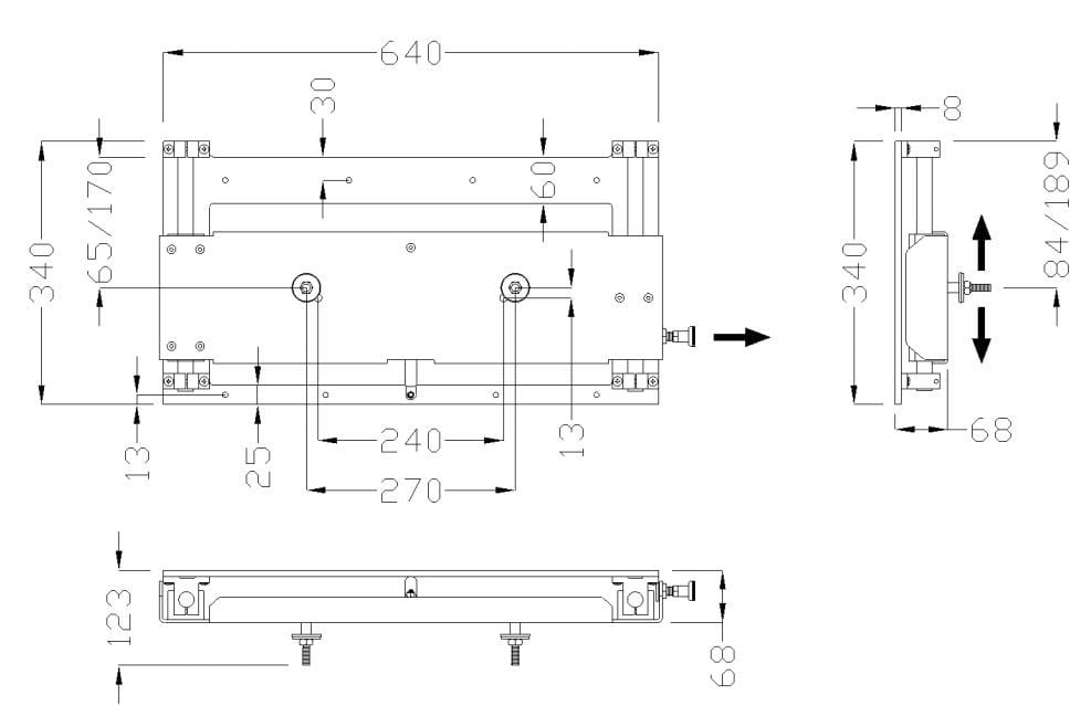 Стальная подставка для раковины с порошковым покрытием Ponte Giulio Older ARCH-00123010 - Вид №3