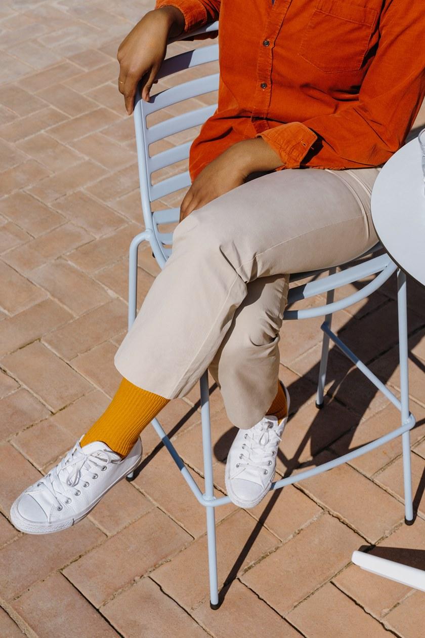 ENEA Садовый стул из стали с подставкой для ног Street sun-id-1502457 - Вид №4