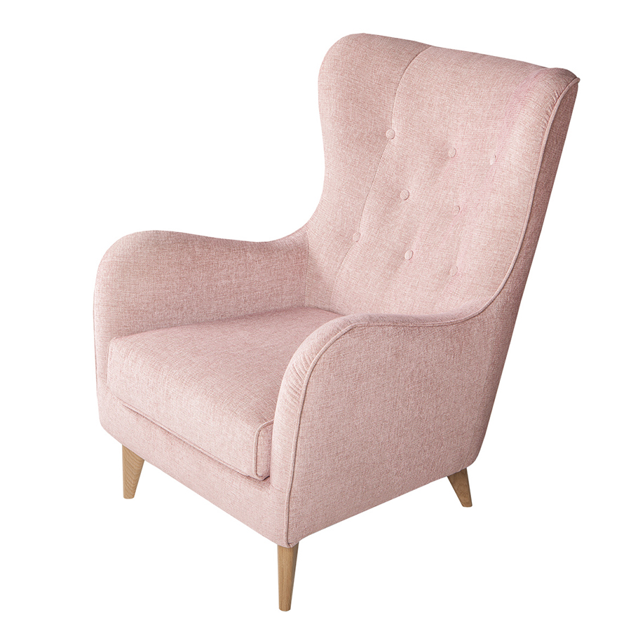 Кресло Pola бледно-розовое Sits S1533 - Вид №3