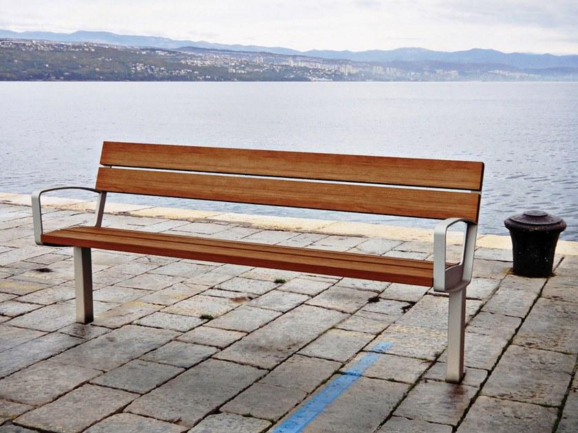 mmcité1 Скамья с подлокотниками со спинкой sun-id-1411927 - Вид №3