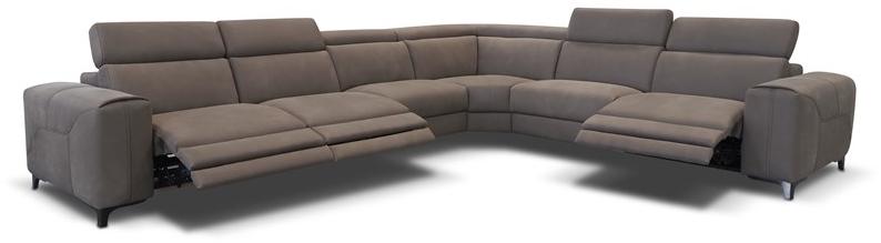 Rossini Sofas Угловой диван в коже с электроприводом sun-id-1506828 - Вид №3