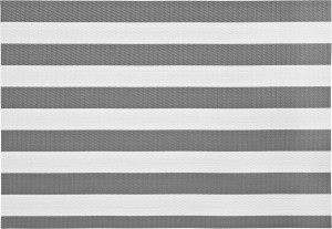 10623324 Harman Салфетка подстановочная 33х48см "Пляжная полоска",серый ПВХ