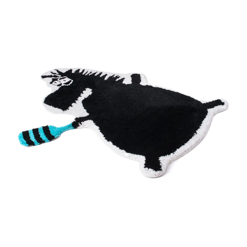 Коврик для ванной Irony цвет чёрный MOROSHKA STLM-2077501