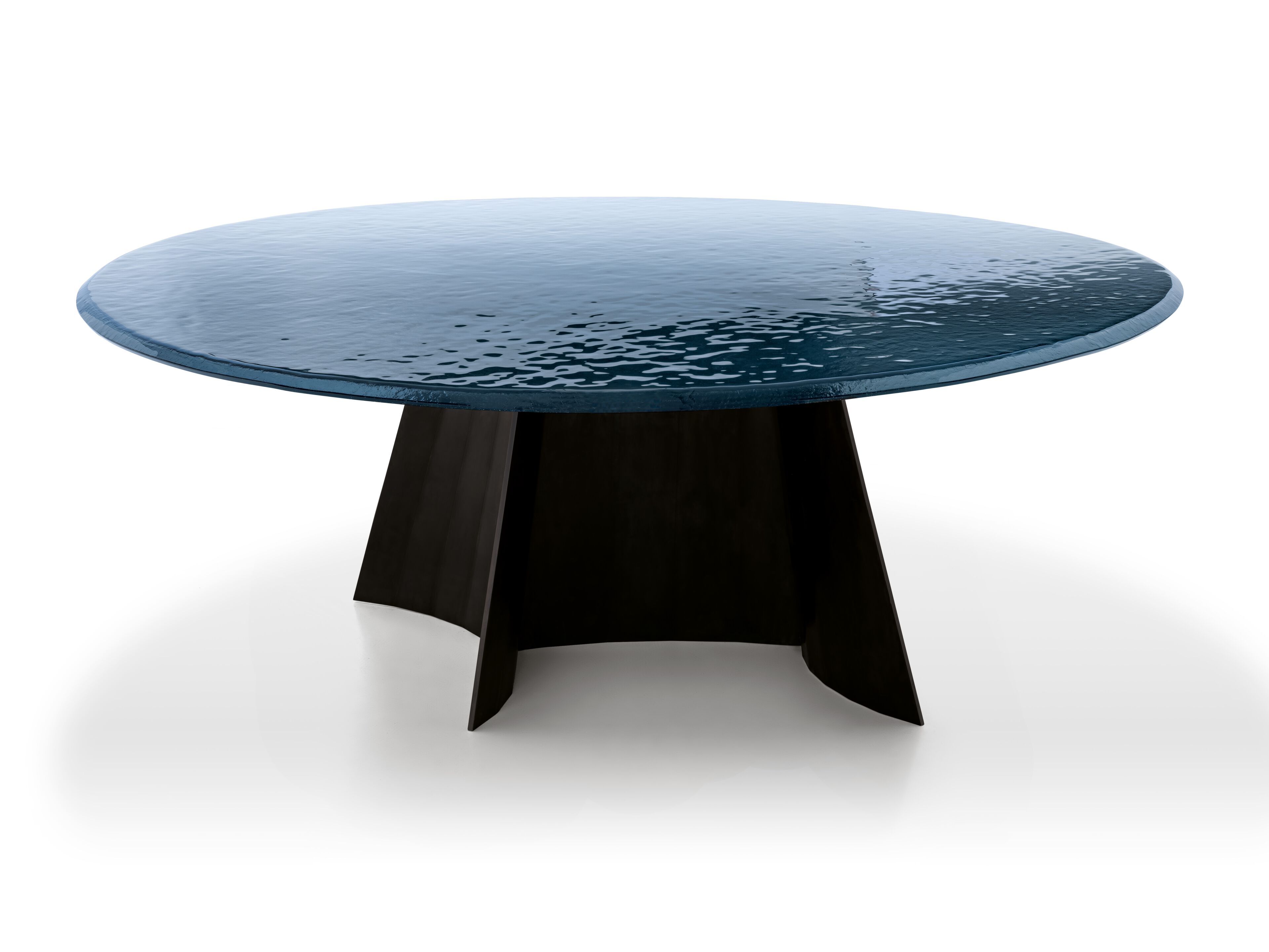 Круглый обеденный стол из железа и стекла Arketipo AVALON ARCH-00145435