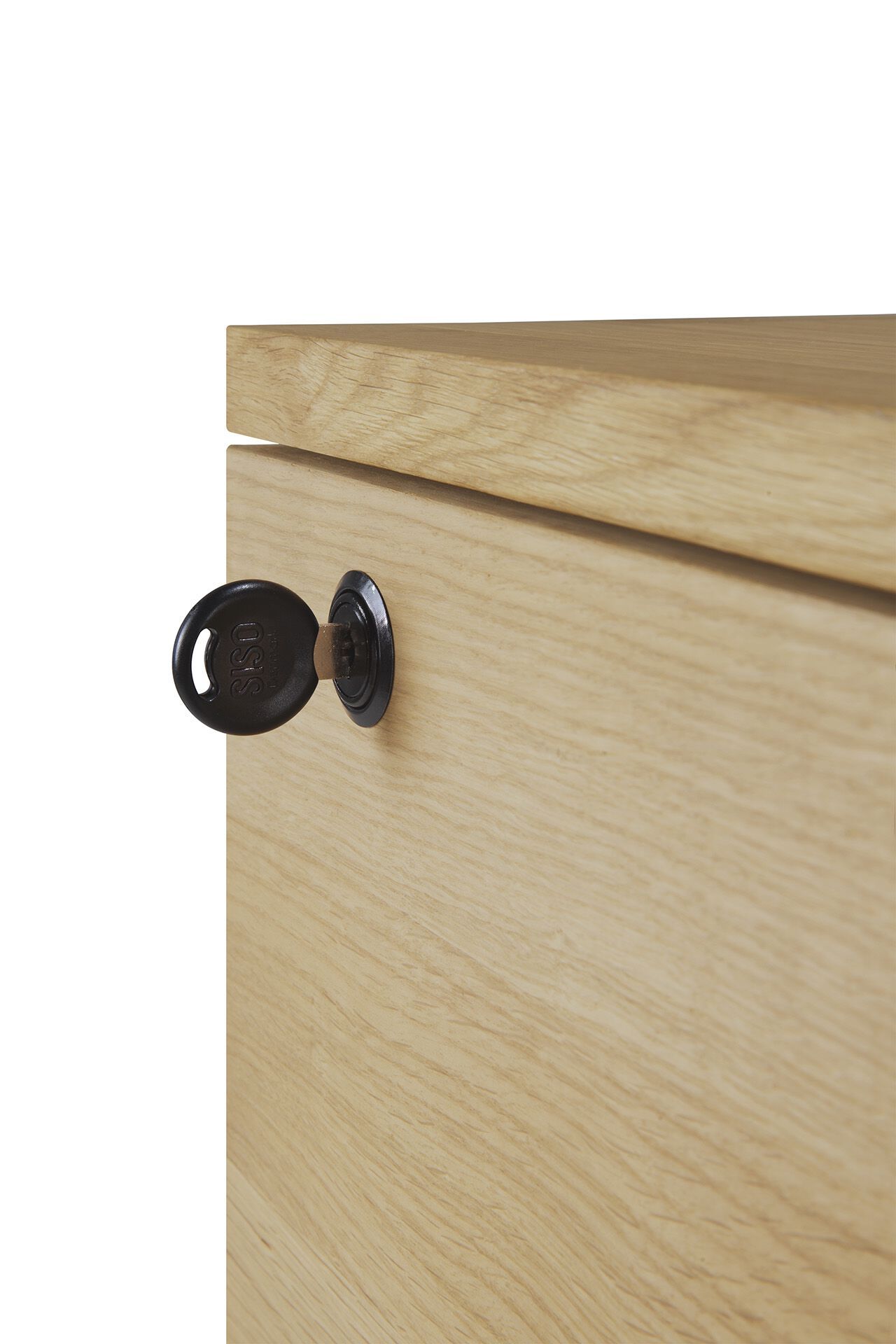 Дубовый офисный комод с замком Ethnicraft BILLY ARCH-00142346 - Вид №2