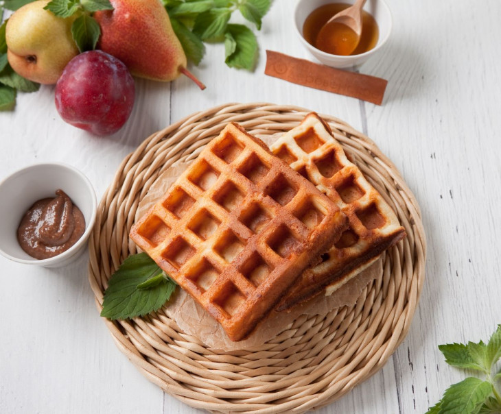 6831 Вафли творожные с шоколадным муссом Вкусляндия 