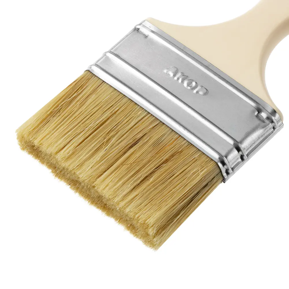 Кисть плоская 70 мм Акор Стандарт Столичная синтетическая щетина STLM-2193316 - Вид №1