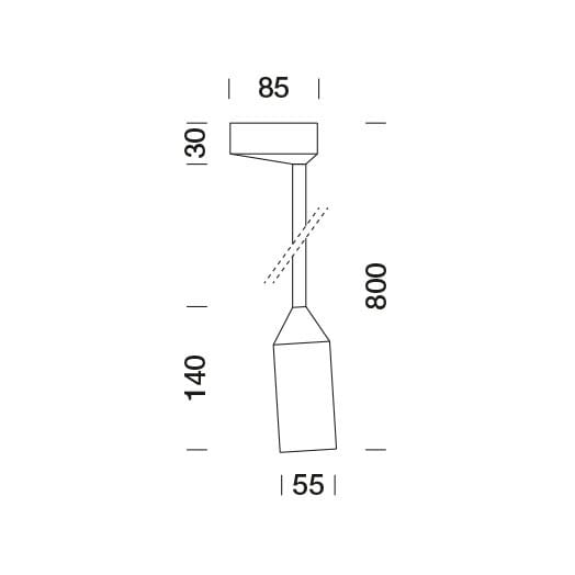Алюминиевый светодиодный открытый подвесной светильник Platek ARCH-00071873 - Вид №7