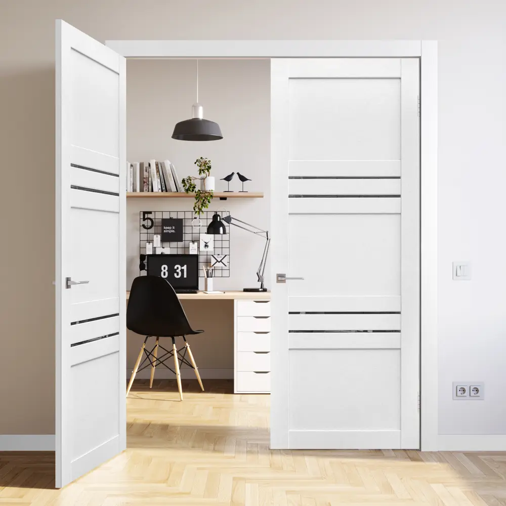 Комплект двери Artens Флай глухая 70x200 см Hardflex белый без доборов STLM-2032813 - Вид №2