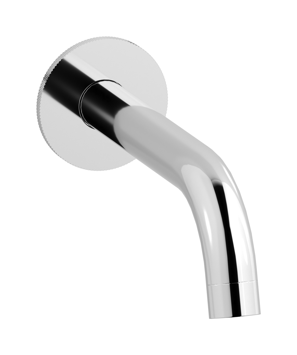 Длинный настенный излив для ванны WE ARE IB id328cc_23 Chrome Industria