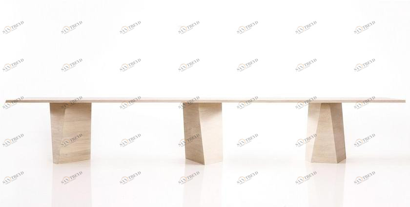 more Стол для переговоров из дерева с системой управления кабелями Varan sun-id-1368371