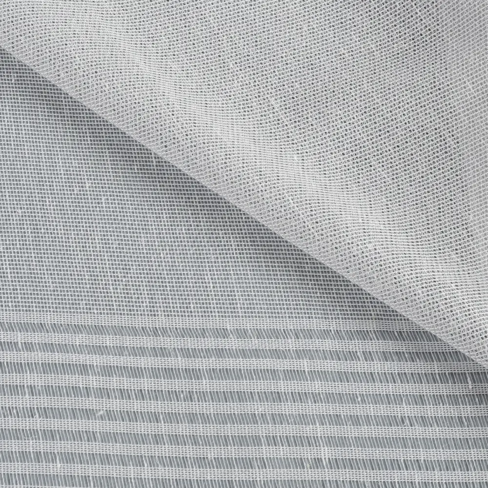 Тюль 1 м/п Сетка с мережкой 300 см цвет серый GARDEN STLM-2017098