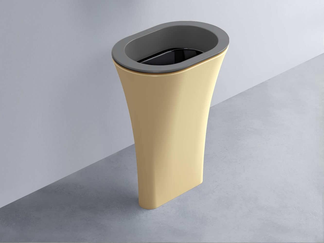 AMLA65-CM+AMPILO-N+AMCOLO-CN Раковина Amedeo Ovale отдельностоящая cielo Enjoy + Amedeo Ceramica Cielo