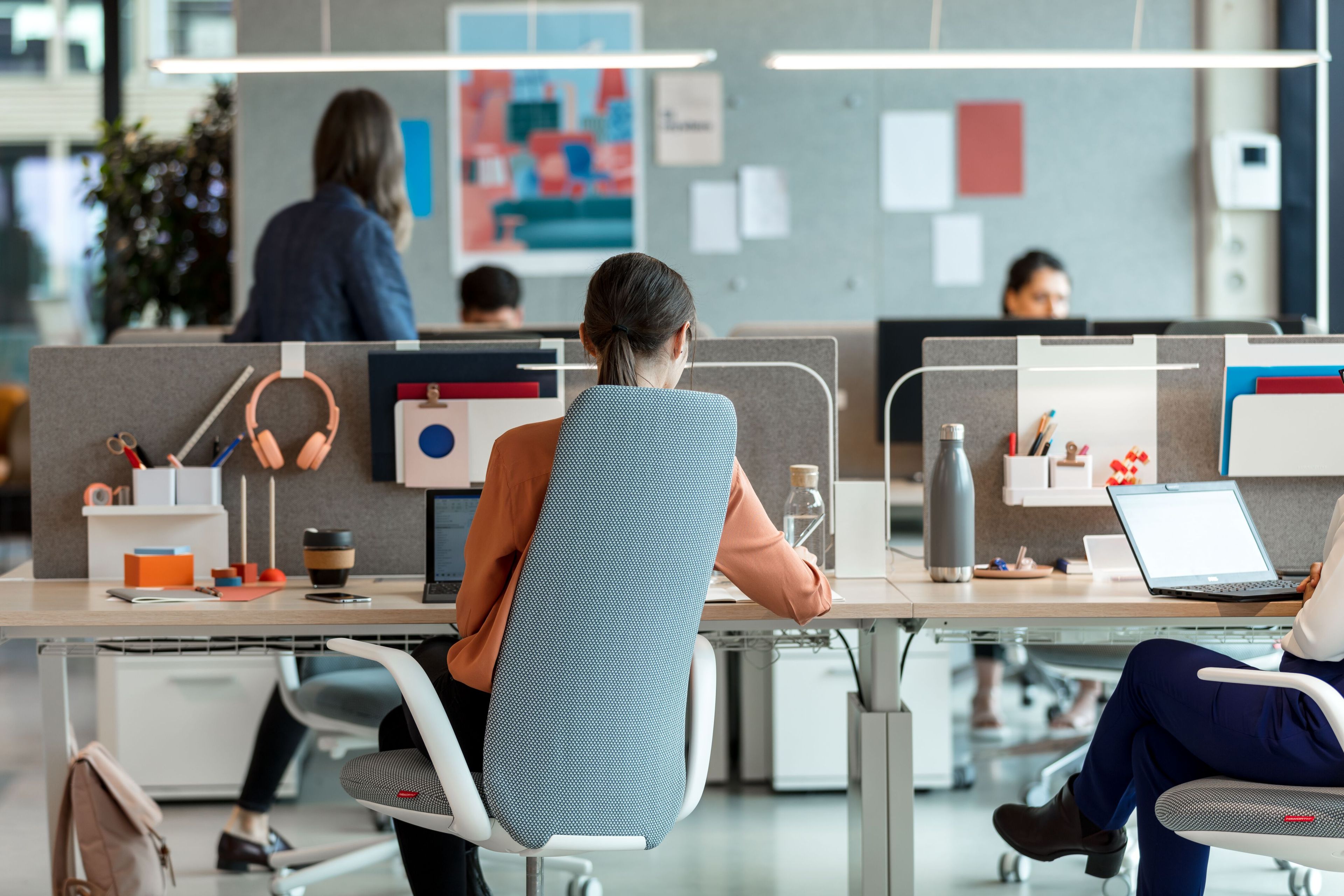 Офисное кресло с высокой спинкой Haworth NIA ARCH-00032055 - Вид №12