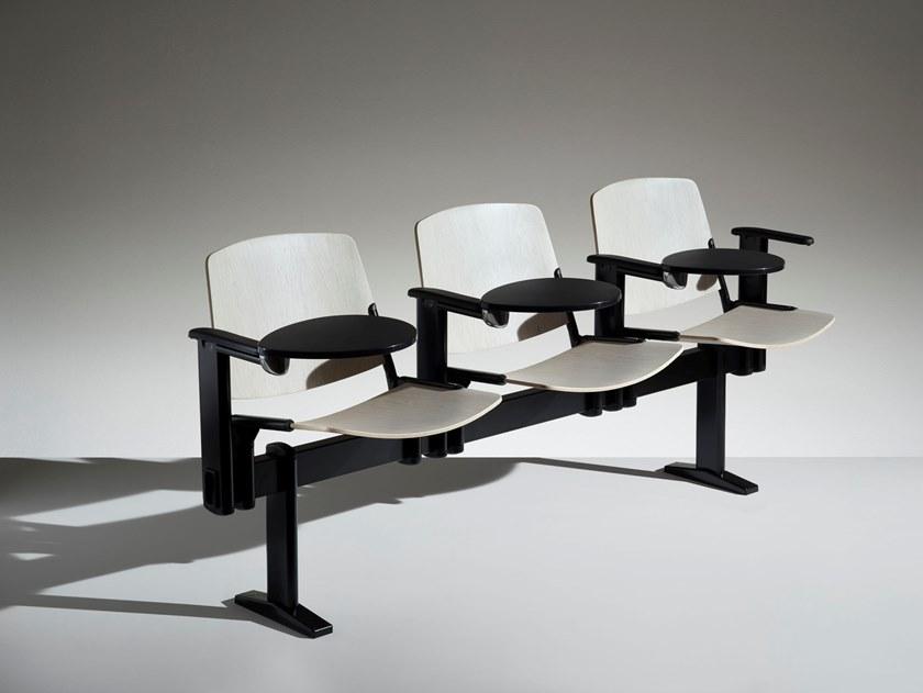 LAMM Сиденье на деревянной балке с подлокотниками с клапаном New modulamm sun-id-1420144 - Вид №1