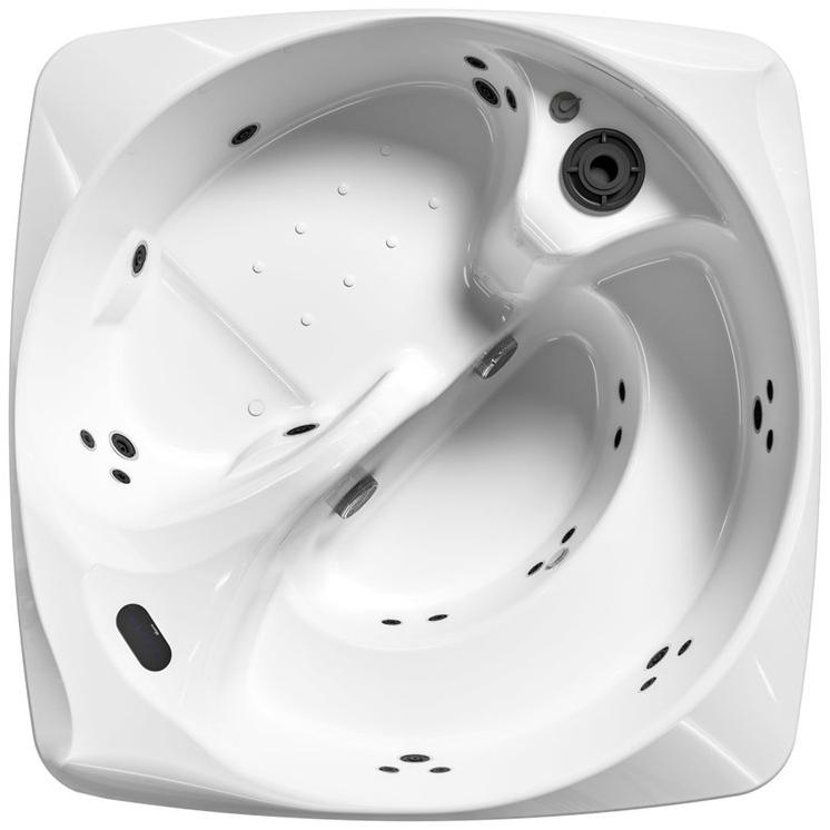 Albatros Квадратный мини-бассейн с 5-местной хромотерапией Ethos 04ep18bn - Вид №4