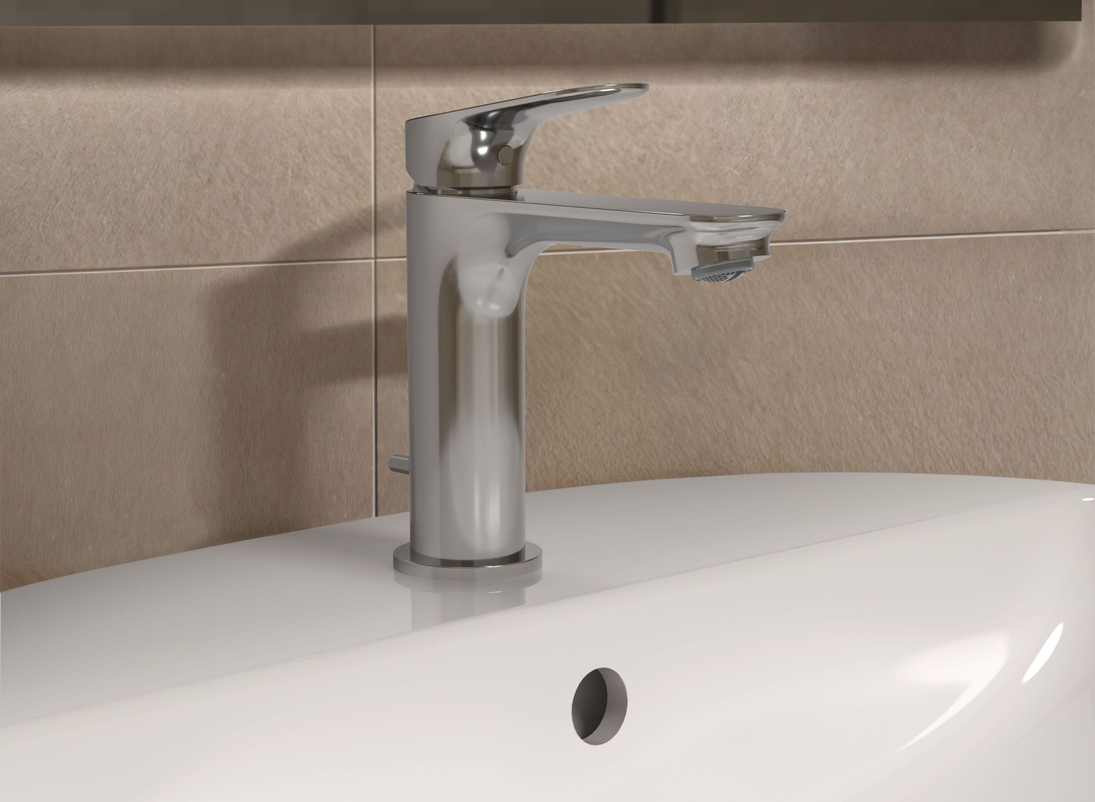 Однорычажный смеситель для раковины с раковиной Ideal Standard Ceralife O ARCH-00066889 - Вид №1