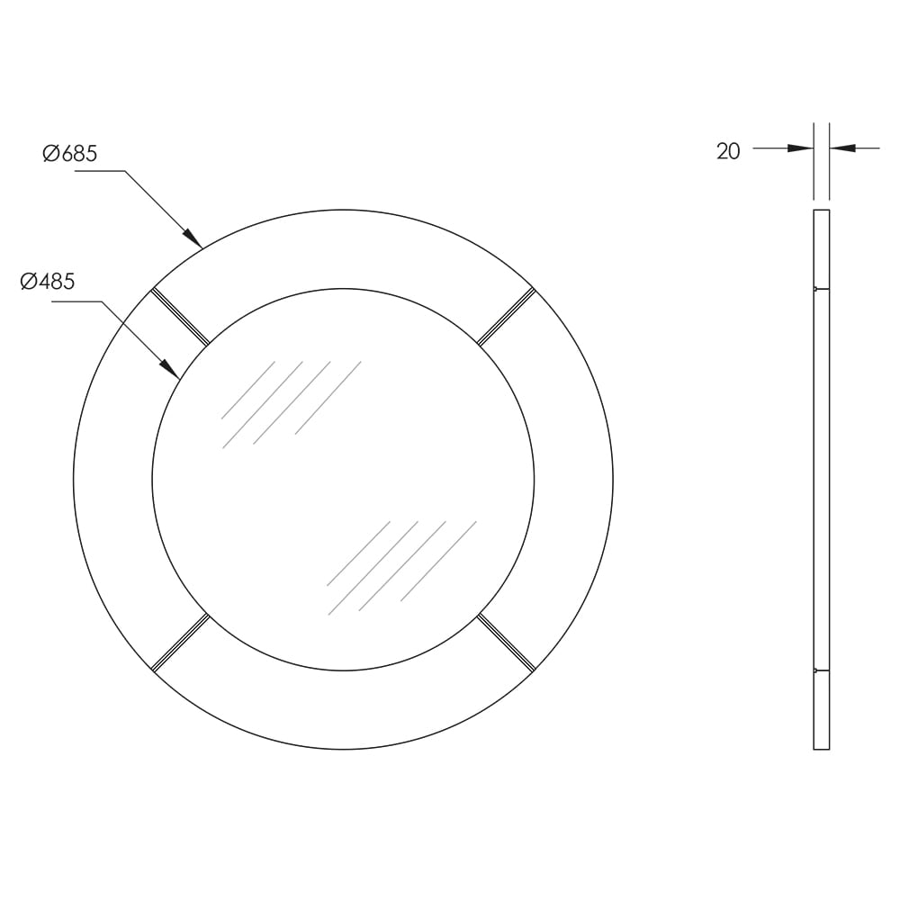 IMSR02 Аннабель Роскошное Зеркало Carlyon Imperial  - Вид №2