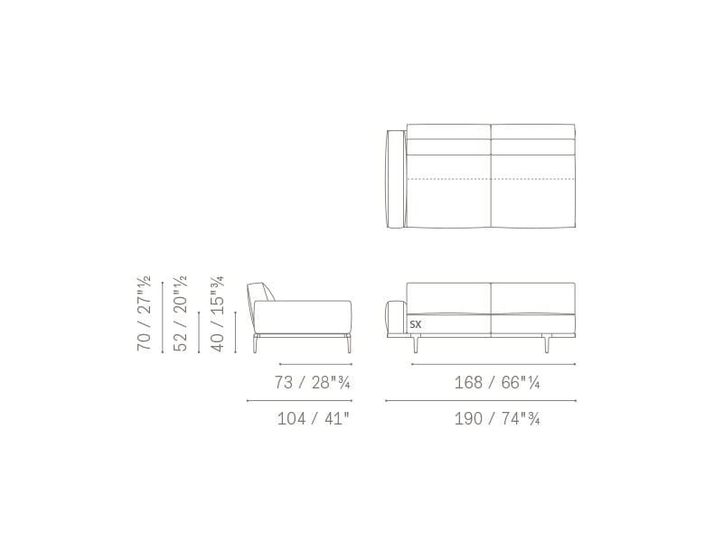 Ткань диван Poltrona Frau коллекция-диваны и кресла ARCH-00009449 - Вид №7