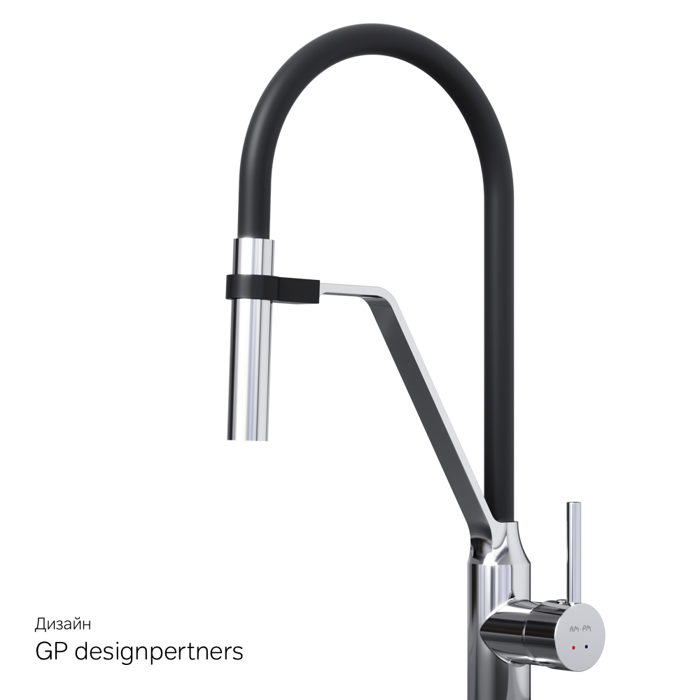 F8013000 S смеситель для кухни с гибким изливом шт. AM.PM Like - Вид №7