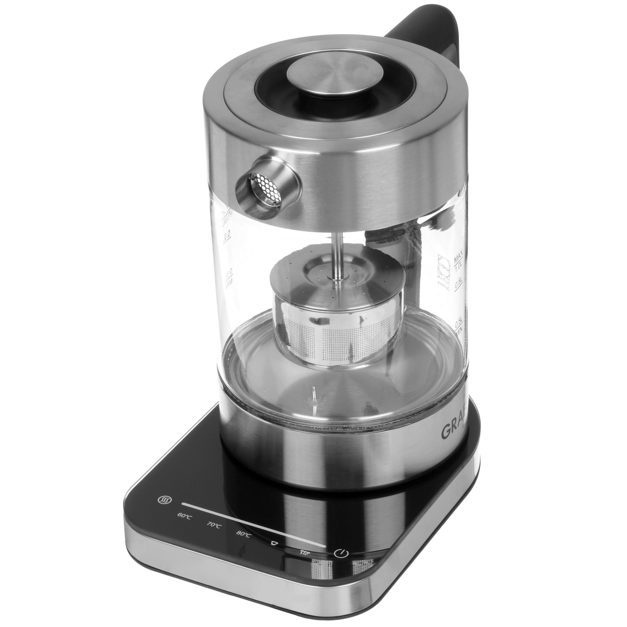 9045610 Электрочайник Graef WK 350 серебристый STDN-0127043 - Вид №2