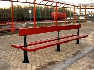 Nola Industrier Скамья из МДФ со спинкой