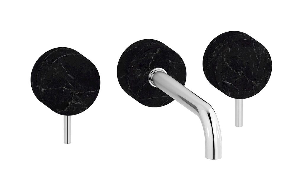 Смеситель с длинным изливом для раковины WE ARE IB mr307cc_2 Chrome Marmo