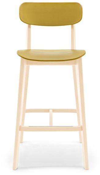 Calligaris Стул полипропиленовый с подставкой для ног Cream Cs/1460 - Вид №1