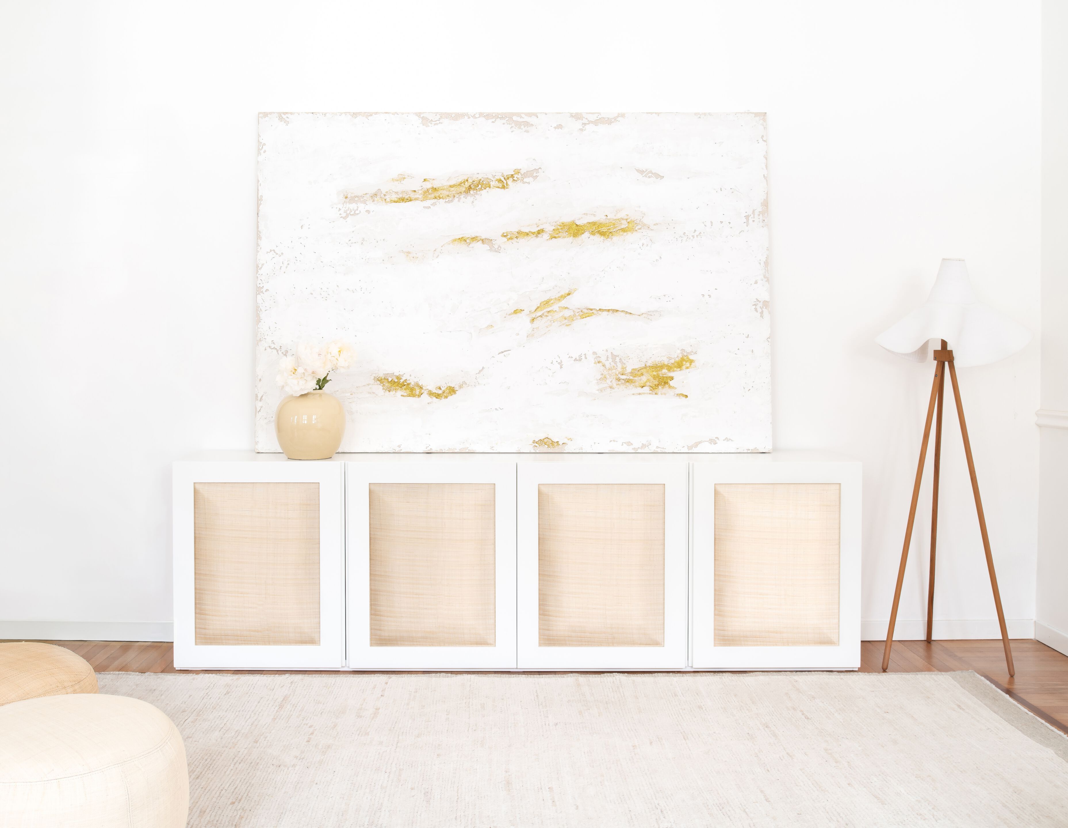 Мадия с соломенными створками из Вены или рафии DOM EDIZIONI коллекция Ривьера ARCH-00017234