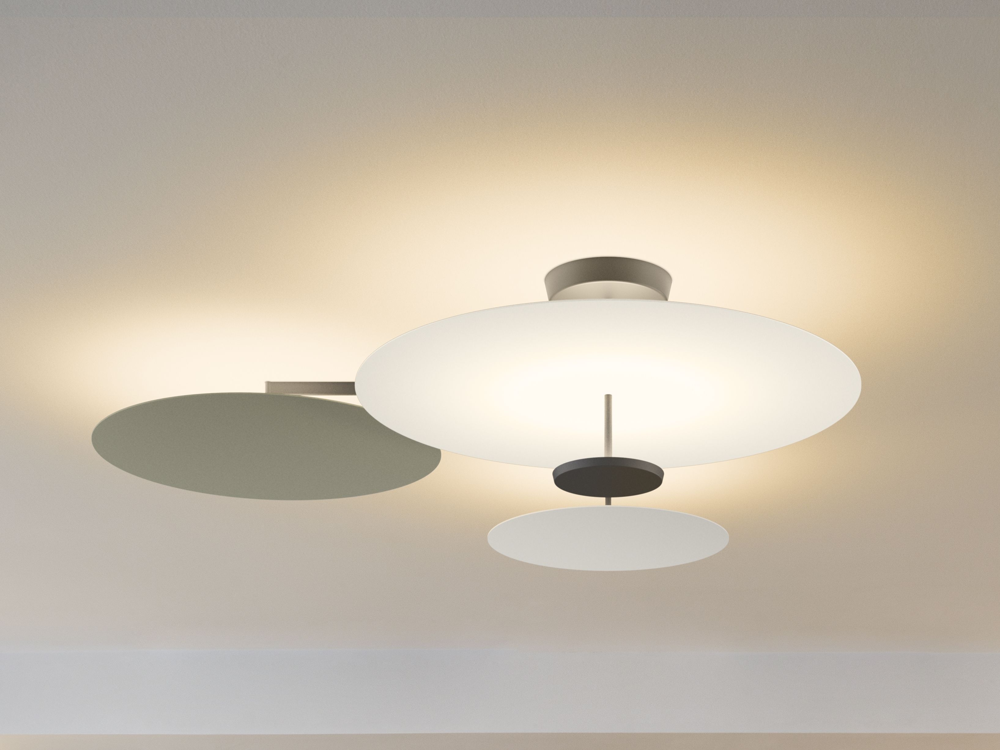 Металлический светодиодный потолочный светильник Vibia ARCH-00141421 - Вид №2