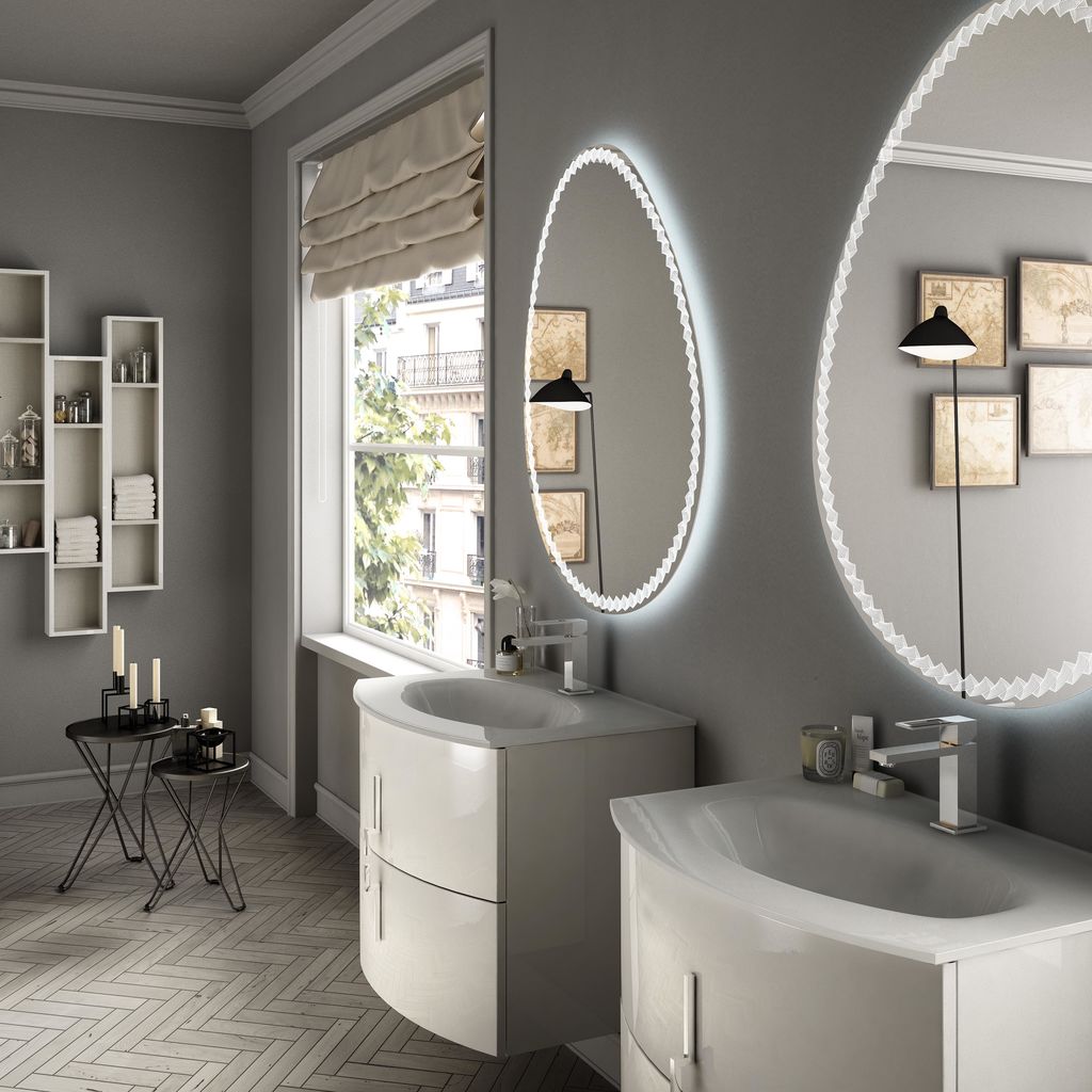 Мебель для ванной CEZARES STING 70 Bianco Lucido - Вид №4