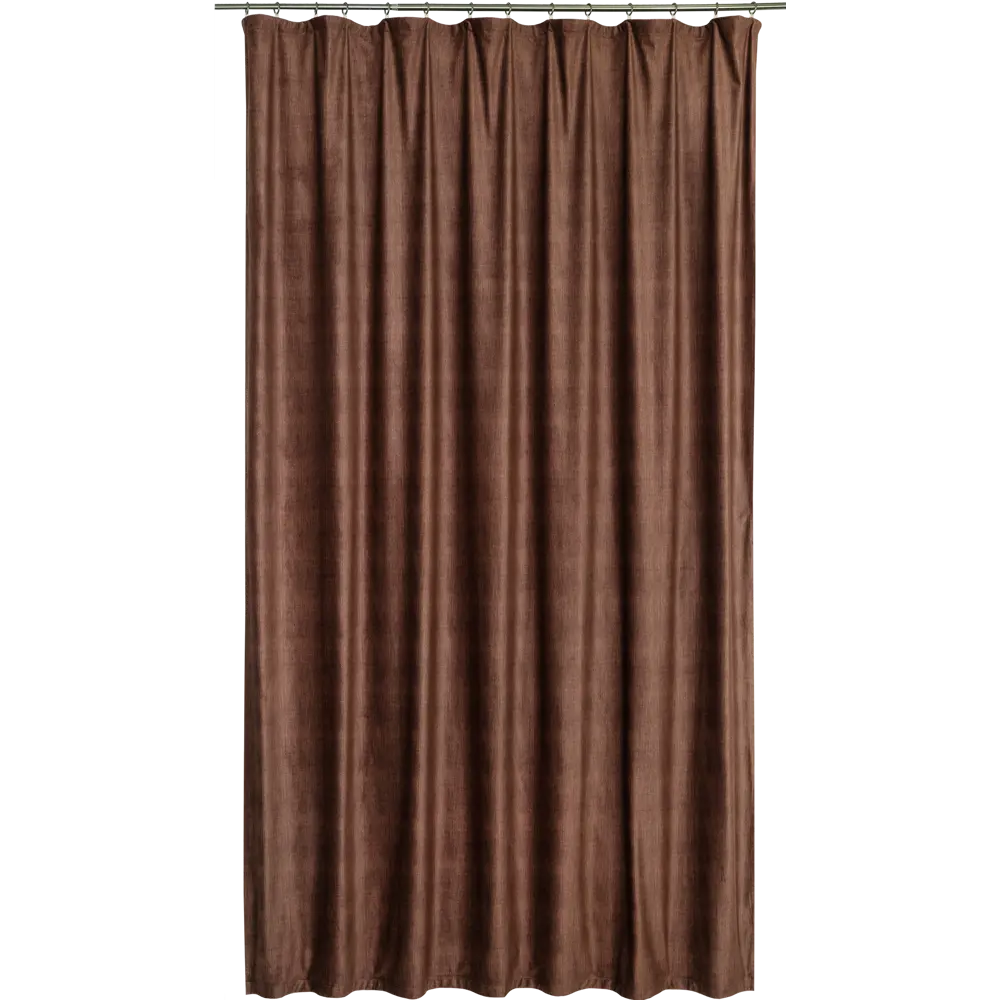 Штора на ленте «Терра» 200x280 см цвет коричневый GARDEN STLM-2102958
