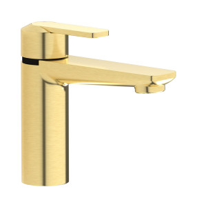 Смеситель для раковины на 1 отверстие в комплекте с донным клапаном WE ARE IB c6200is Brushed Pale Gold C-67