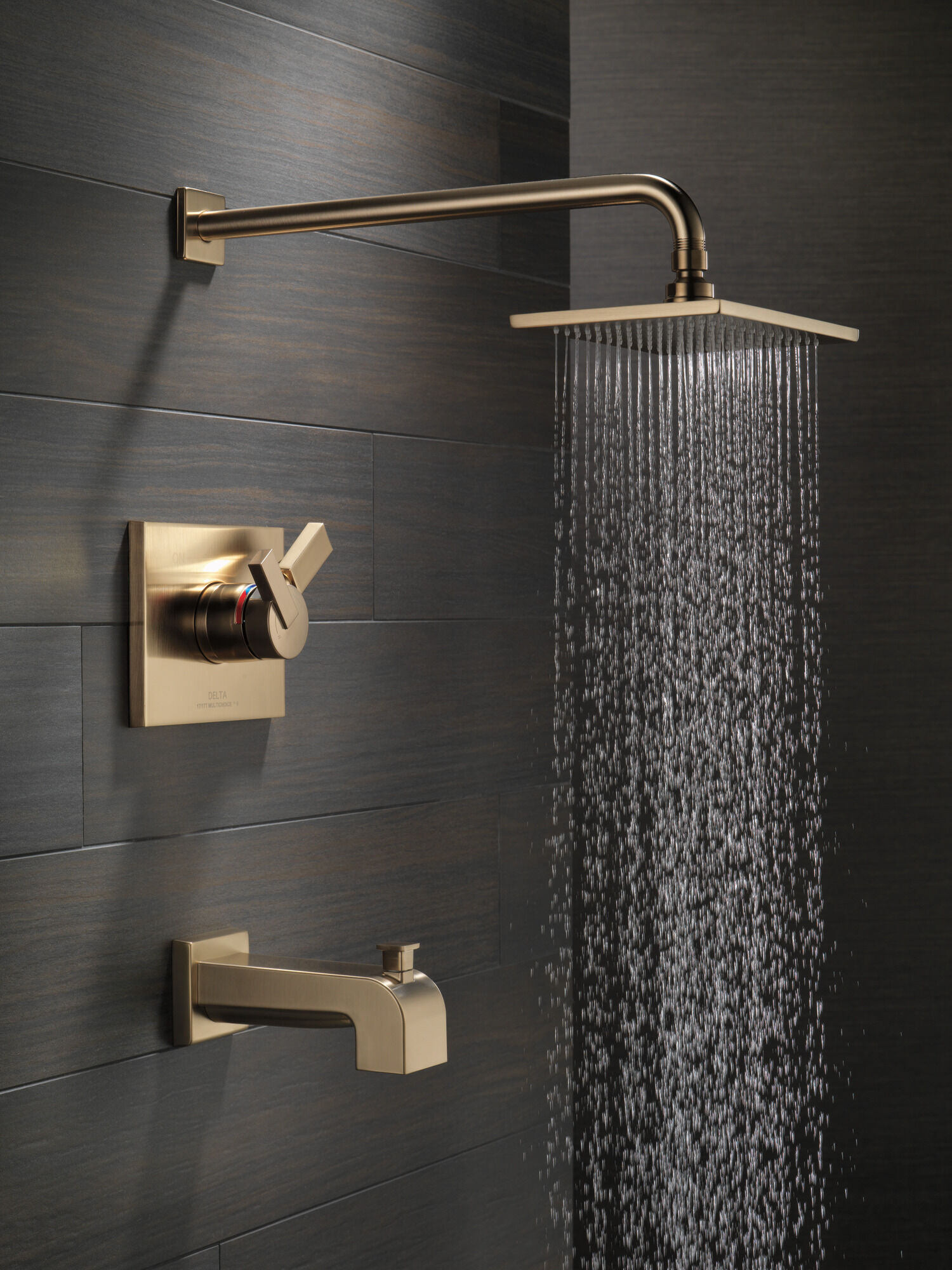T17453-CZ Для ванны и душа Monitor® 17 Series Delta Faucet Vero Шампанское бронза - Вид №3