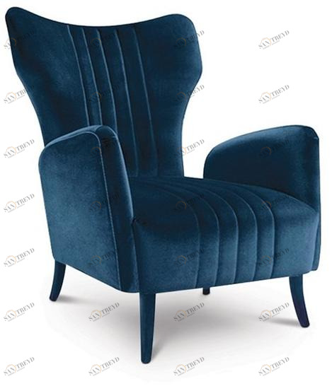 BRABBU Кресло с обивкой из ткани с подлокотниками Davis sun-id-1383090