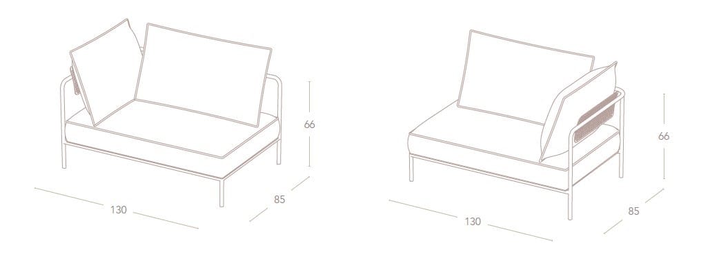 Стальной и тканый угловой садовый стул S-CAB лоскут ARCH-00022261 - Вид №30