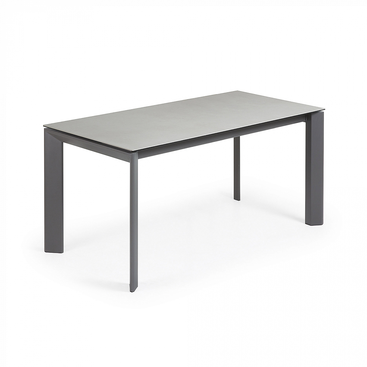 053504 Стол Atta 160 (220) x90 антрацит керамика La Forma Axis