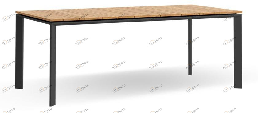 Atmosphera Прямоугольный садовый стол из тика Magic Mag.ta16