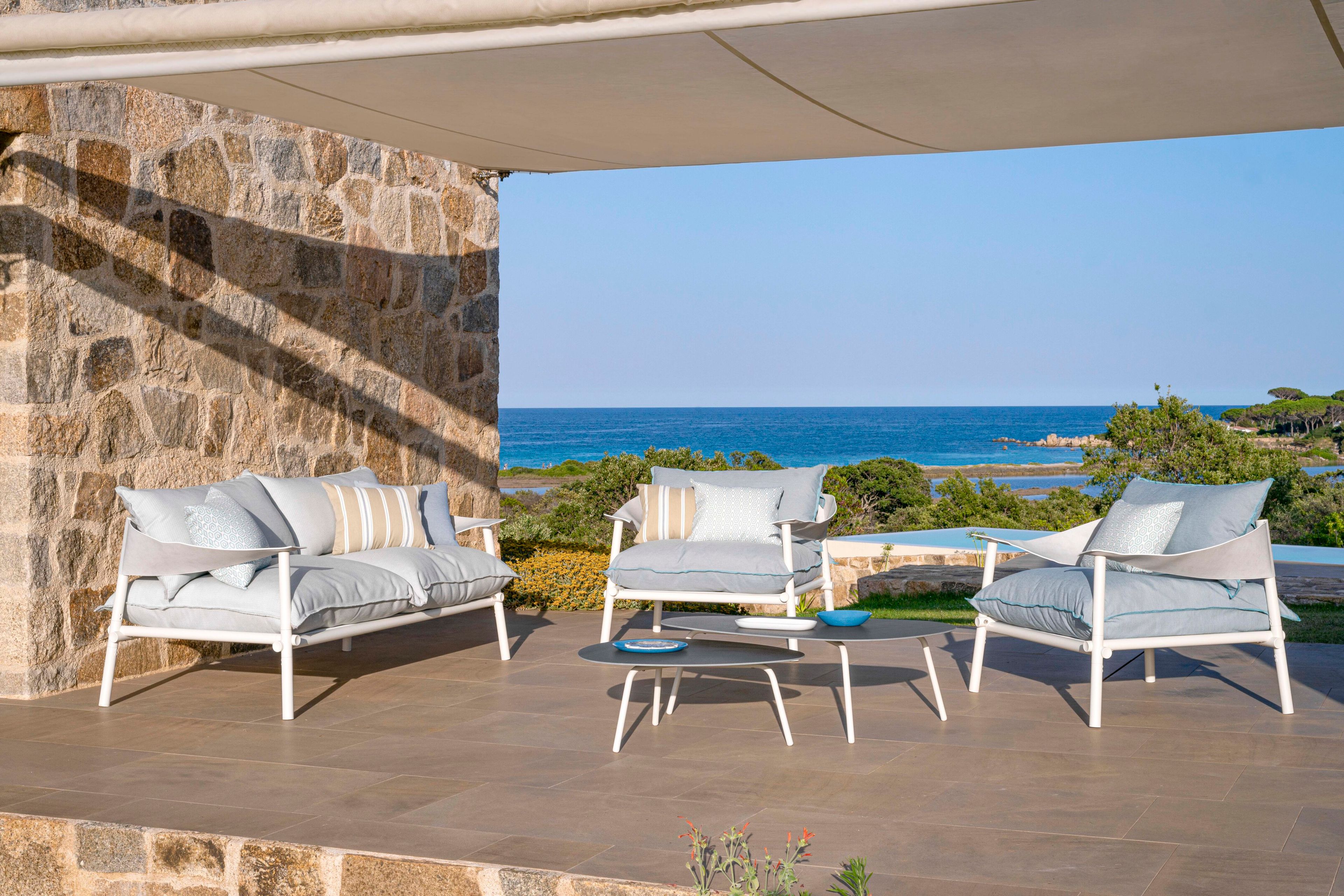 3-местный тканевый садовый диван emu Terramare ARCH-00141753 - Вид №2