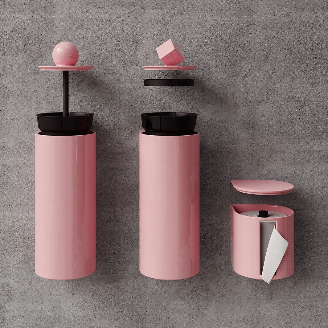 Держатель для туалетной бумаги, туалетная щетка и мусорное ведро Trone Trium ARCH-00099144