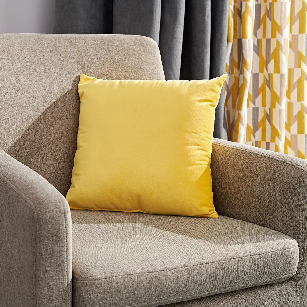 Подушка Yellow 40x40 см цвет желтый SEASONS STLM-2154511 - Вид №3
